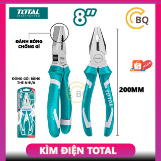 Kềm răng 6'' 7'' 8'' total tht110606p tht110706p tht110806p kìm cắt dây điện đánh bóng chống gỉ cao cấp cbqs