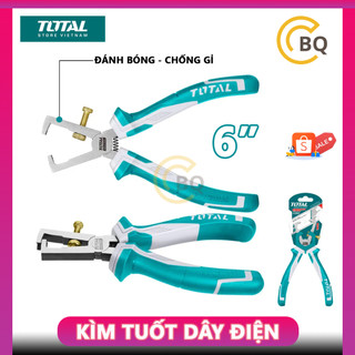 Kềm tuốt dây điện 6''/160mm total tht25616 tht1566p cbqs