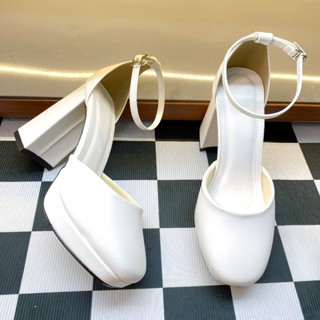    FROM TO  Giày cao gót nữ đúp trước đế vuông gót 10cm  MẪU NÀY ĐI LÙI 1 SZIE  