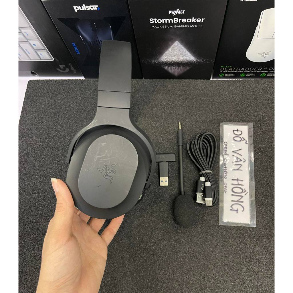 Tai Nghe Gaming Không Dây Razer Barracuda X 2022 chính hãng Wireless + bluetooth đã qua sử dụng