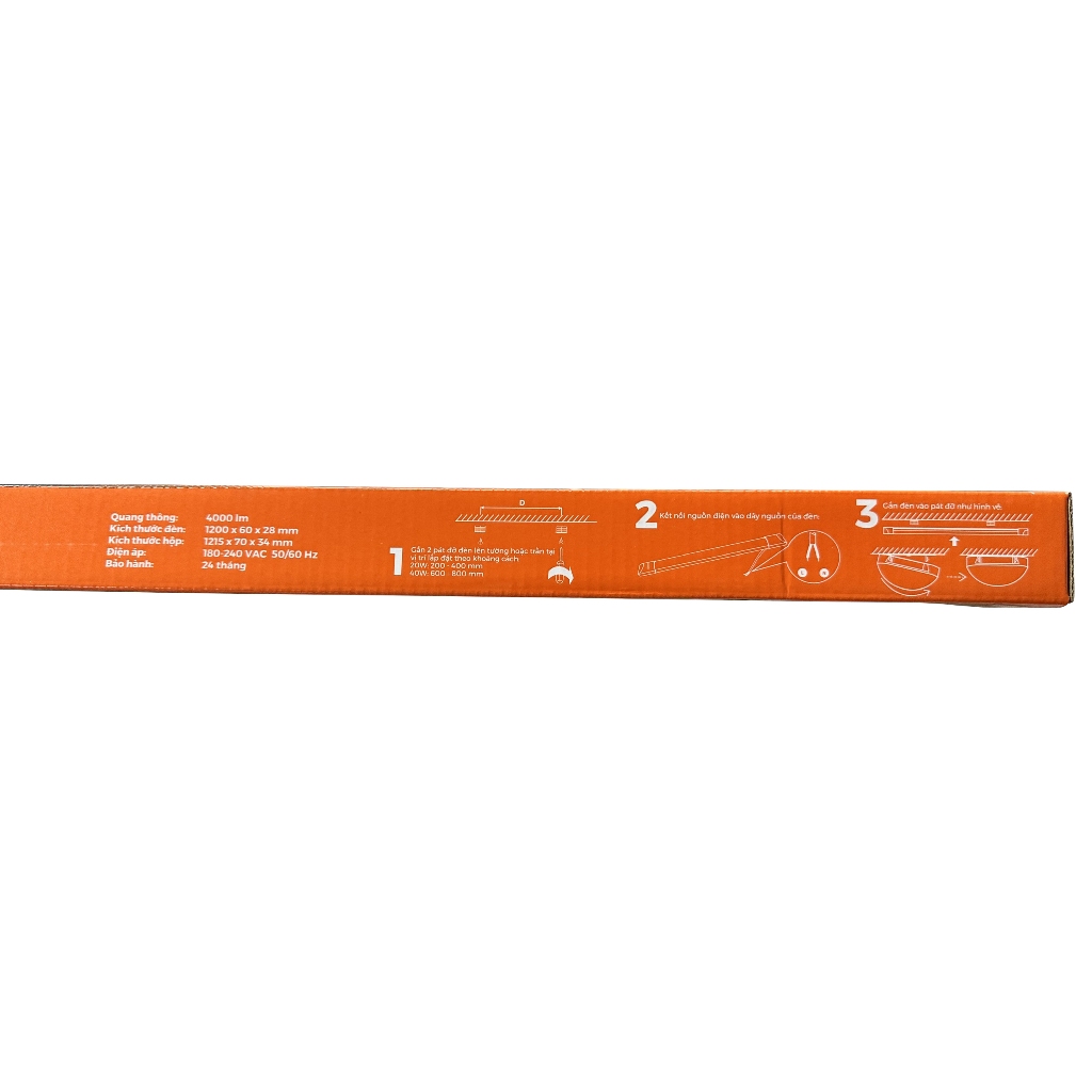 Đèn LED bán nguyệt 40w NANOCO ánh sáng trung tính / trắng - Chip led Seoul Hàn Quốc - Bảo Hành 2 Năm