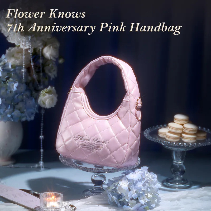 Túi xách Màu Hồng Flower Knows Flowerknows flower knows 7th anniversary swan handbag- Kỷ Niệm 7 năm