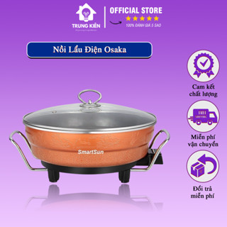 Nồi Lẩu Điện Osaka Gia Dụng Trung Kiên - Nồi Lẩu Điện Đa Năng Chất Liệu Tráng Men Giúp Tăng Độ Chống Dính Gấp 3 Lần