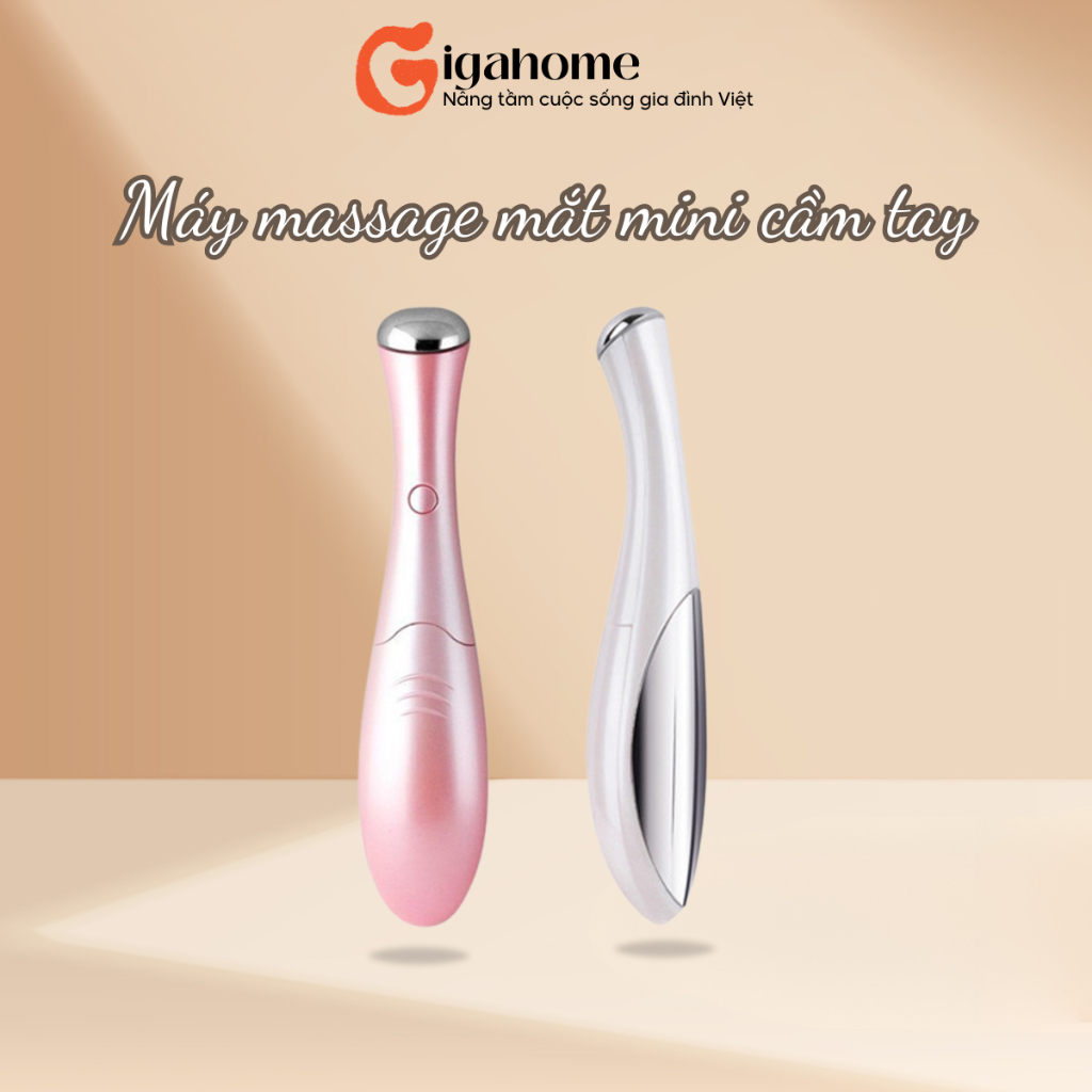 Máy Massage Mắt Mini Cầm Tay GIGAHOMEVN Giảm Quầng Thâm, Chế Độ Rung Tích Hợp 2529