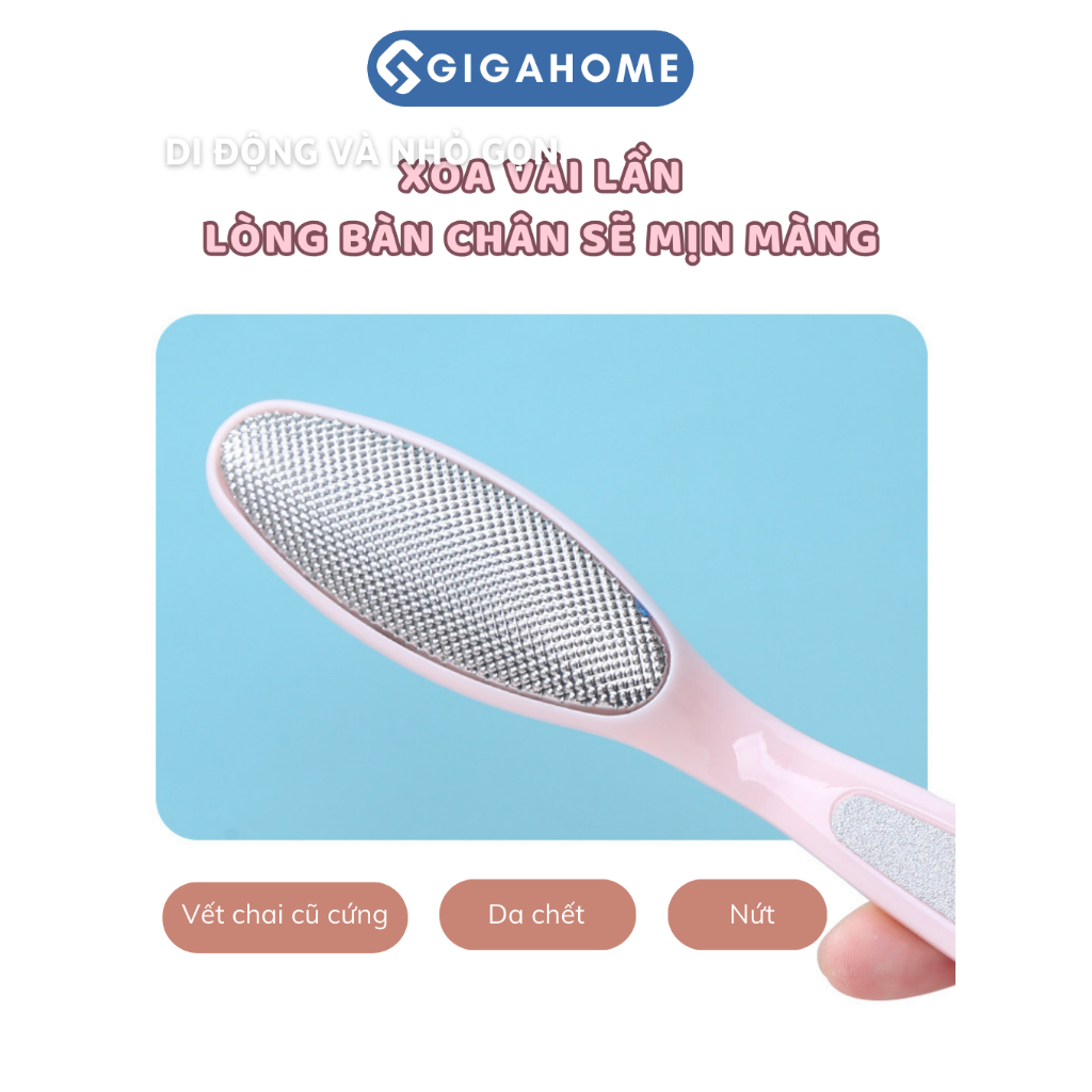 Cây Chà Gót Chân Tẩy Tế Bào Chết GIGAHOMEVN Thiết Kế 2 Mặt Đa Năng 7823