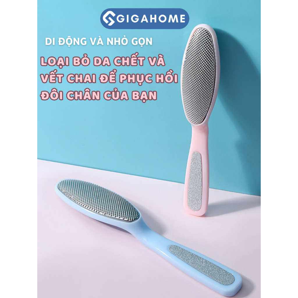 Cây Chà Gót Chân Tẩy Tế Bào Chết GIGAHOMEVN Thiết Kế 2 Mặt Đa Năng 7823