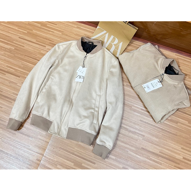 Áo khoác nam bomber Za/Ra,tay chun chất gió đẹp mịn hàng xuất khẩu xịn chuẩn hãng