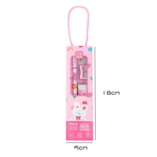 Combo 17set 30 set dụng cụ học tập 5 món dạng hộp