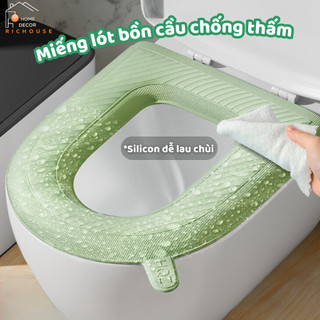 Miếng lót bồn cầu, chống thẩm, ngăn vi khuẩn tiếp xúc trực tiếp