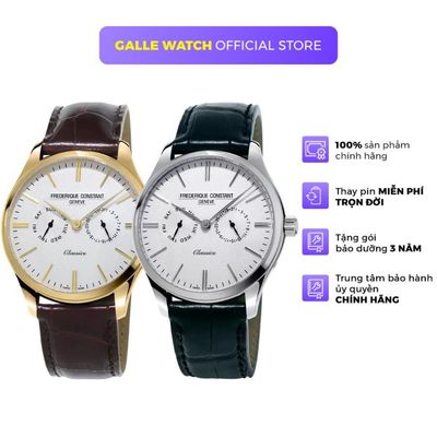 Đồng hồ nam Frederique Constant FC-259ST5B phong cách sang trọng, chống nước 5ATM, dây da đeo tay cao cấp