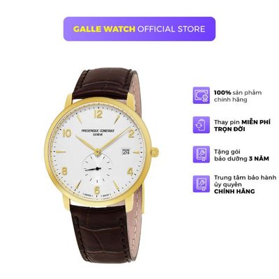 Đồng hồ nam Frederique Constant FC-245VA5S5 mặt kính Sapphire cứng cáp, phong cách thanh lịch, dây da đeo tay