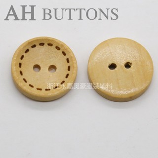 Set 10 nút gỗ làm đồ handmade