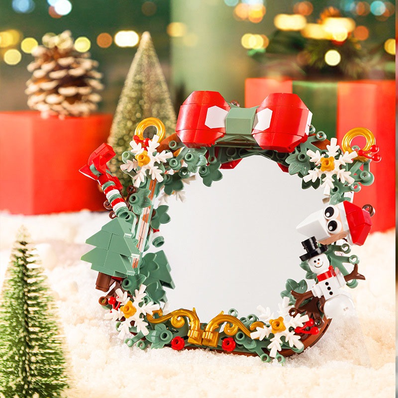 Đồ Chơi Lắp Ráp Kiểu Lego Mô Hình Khung Ảnh Noel Jingle Bells Trang Trí Lễ Giáng Sinh Merry Christmas JaKi No.JK5107