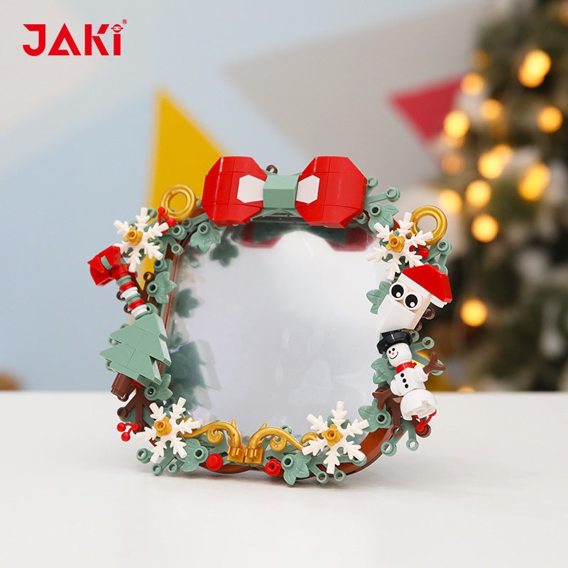 Đồ Chơi Lắp Ráp Kiểu Lego Mô Hình Khung Ảnh Noel Jingle Bells Trang Trí Lễ Giáng Sinh Merry Christmas JaKi No.JK5107