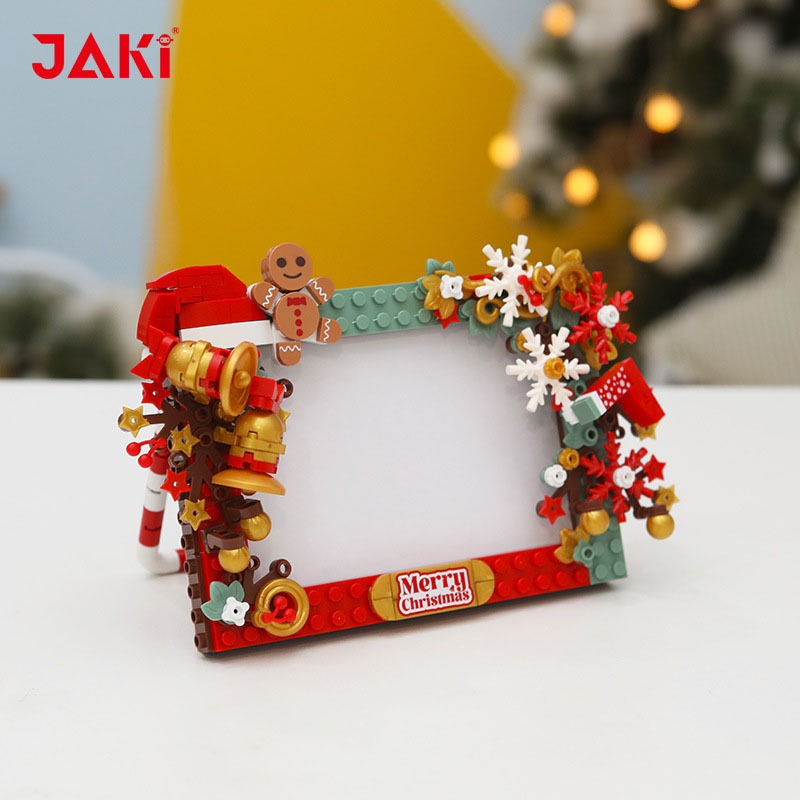 Đồ Chơi Lắp Ráp Kiểu Lego Mô Hình Khung Ảnh Noel Jingle Bells Trang Trí Lễ Giáng Sinh Merry Christmas JaKi No.JK5107