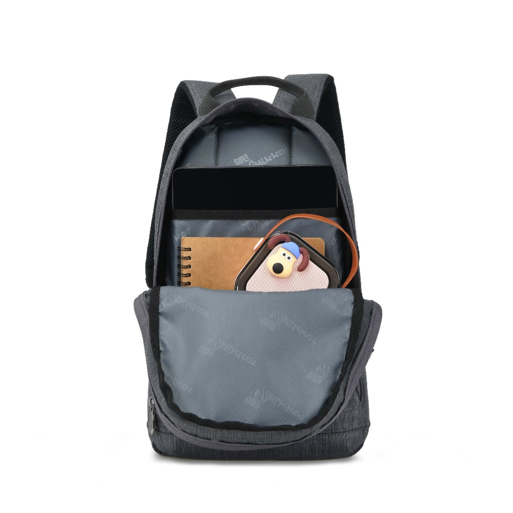 Ba lô Mini thời Trang Mikkor The Sophia - màu Light Grey 2tone