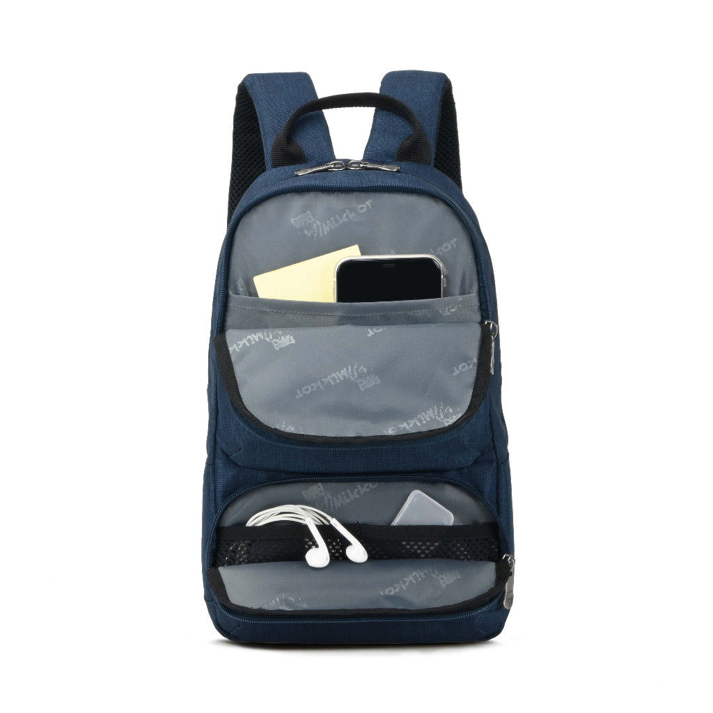 Ba lô Mini thời trang Mikkor The Sophia - màu Navy 2Tone