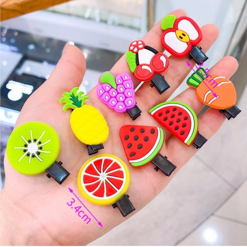 Sét 10 Kẹp Tóc Hoạ Tiết Noen Giang Sinh Cho Bé Yêu Đi Học Và Đi Chơi