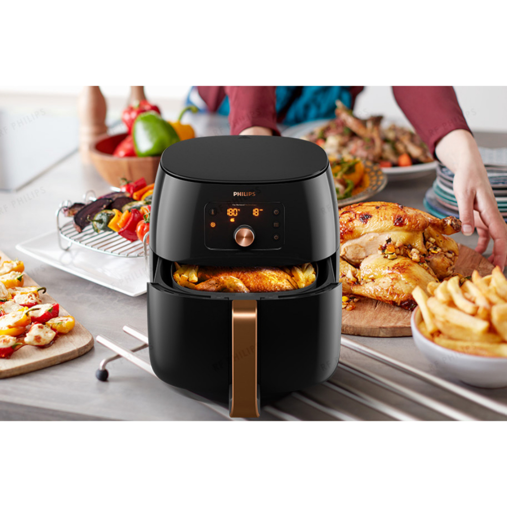 NỒI CHIÊN KHÔNG DẦU PHILIPS HD9651/61 7,3L ,BẢO HÀNH 2 NĂM