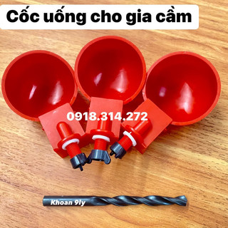 Máng uống tự động cho gà-vịt-ngan dạng cốc loại 1