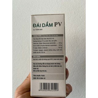 Siro ĐÁI DẦM PV lọ 125ml