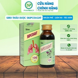 Siro ho thảo dược cho bé Skipcought nhuận phế, giảm ho, tiêu đờm, giảm đau rát cổ họng Lọ 100ml