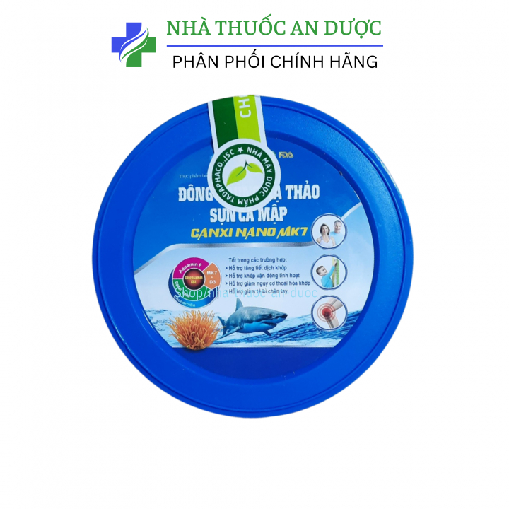 SỮA HẠT ĐÔNG TRÙNG HẠ THẢO SỤN CÁ MẬP CANXI NANO MK7 giúp chắc khoẻ xương, ngăn ngừa loãng xương hộp 900g