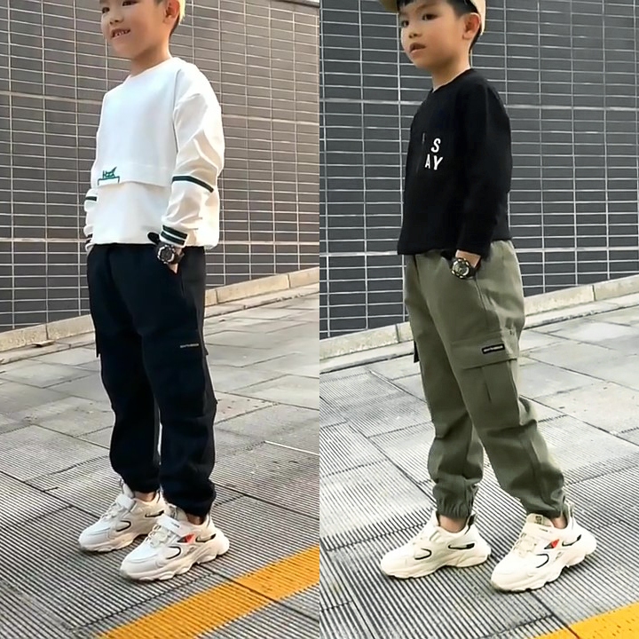 Quần Kaki trẻ em, chất kaki mềm co giãn, thấm hút mồ hôi, cho bé vui chơi năng động