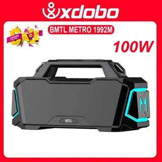  Loa Bluetooth XDOBO METRO 1992 Công Suất 100W Có Đèn Led Hỗ Trợ Thẻ TF USB AUX TWS Kết Nối 2 Loa 