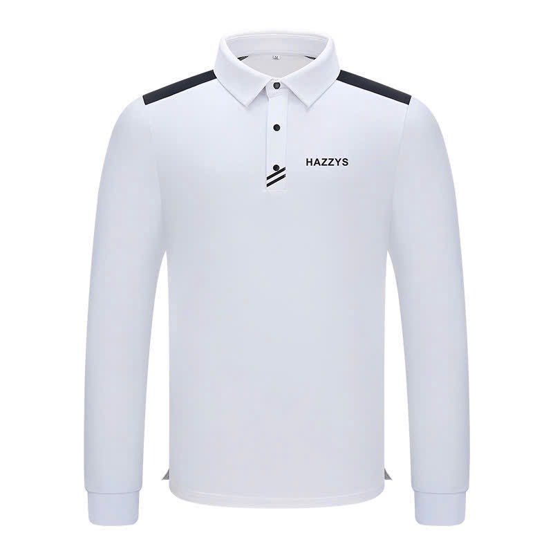 Áo Golf dài tay Hazzys cho Nam - Chất liệu vải cao cấp, giữ nhiệt tốt