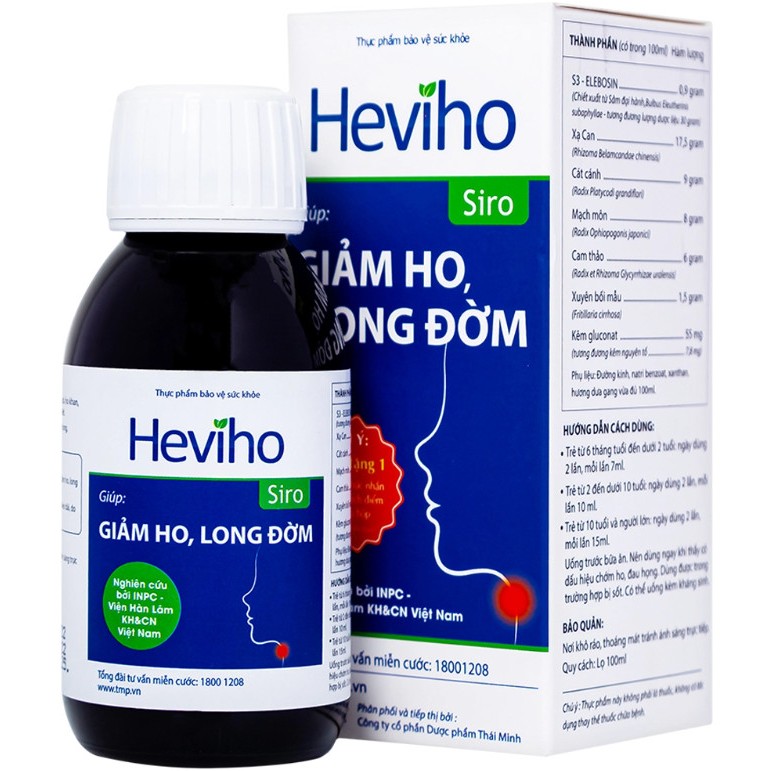 HEVIHO SIRO- HỖ TRỢ GIẢM HO CHO CẢ GIA ĐÌNH