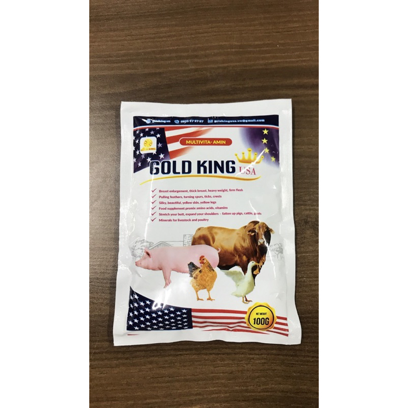 Gold King USA 1Kg Siêu Vỗ Béo Vật Nuôi