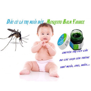 Dầu thoa côn trùng cắn, muỗi đốt mosquito balm thái lan