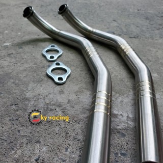 Cổ pô inox 304 chạy tig phi 27 gắn như zin cho vision 21