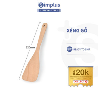Xẻng gỗ chống dính xào nấu tiện lợi Simplus GUOC002
