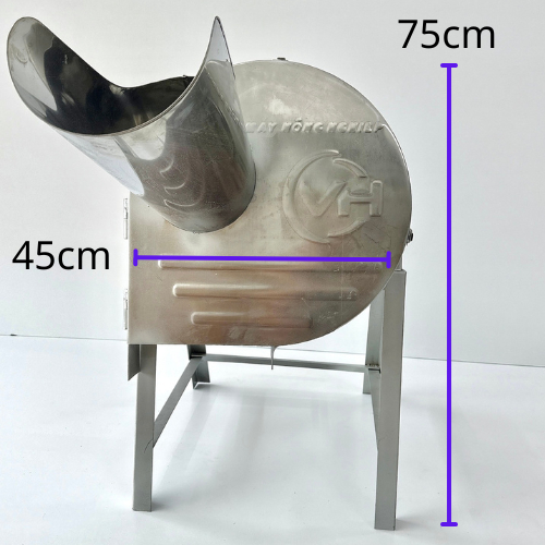 Khung Máy INOX " KHÔNG MOTOR " Thái Chuối Đa Năng Băm Rau Bèo, Cỏ Voi Mịn lắp cho máy 1.1kW và 1,5kW. TẶNG Dao Trục 24mm