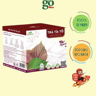 Trà lá tía tô goce, trà lá tía tô túi lọc , hộp 20 túi