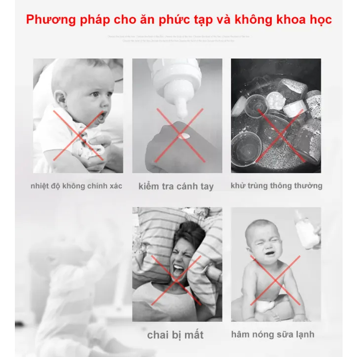 Máy hâm sữa và tiệt trùng bình sữa đa năng:Tiệt trùng bình sữa, hâm sữa, hâm thức ăn, luộc trứng sử dụng cùng lúc 2 bình