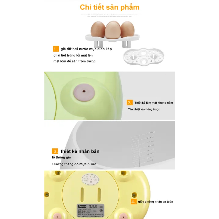 Máy hâm sữa và tiệt trùng bình sữa đa năng:Tiệt trùng bình sữa, hâm sữa, hâm thức ăn, luộc trứng sử dụng cùng lúc 2 bình