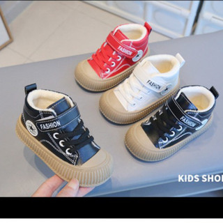 Giày cổ cao 3 màu siêu xinh nhẹ êm mềm cho bé trái bé gái size 22-33
