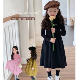 V100 - Váy Tiểu Thư Nhẹ Nhàng Thu Đông Bé Gái