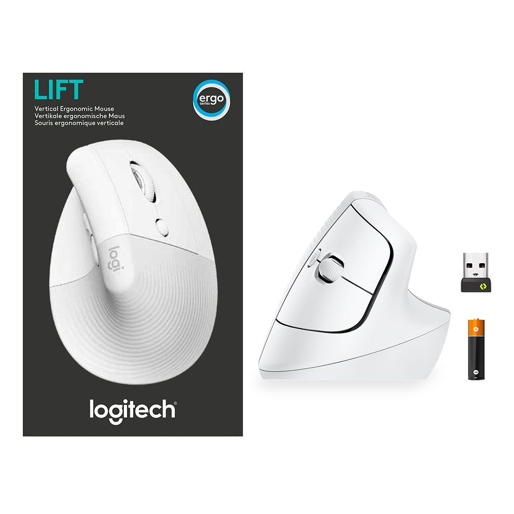 CHUỘT KHÔNG DÂY LOGITECH LIFT VERTICAL OFF-WHITE