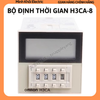 Bộ định thời gian H3CA-8 220v,đồng hồ thời gian H3CA,bộ định thời H3CA,rơ le thời gian,đồng hồ hẹn giờ,rơ le thời gian