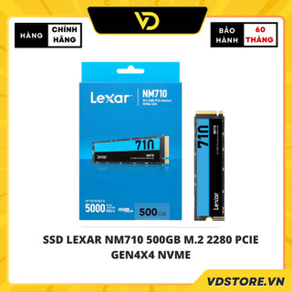 Ổ cứng ssd lexar nm710 500gb m.2 2280 pcie gen4x4 nvme - hàng chính hãng