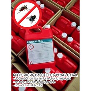 Nước Lau Sàn Bệnh Viện Diệt Khuẩn Khử Mùi Can 5 Lít Power Floral