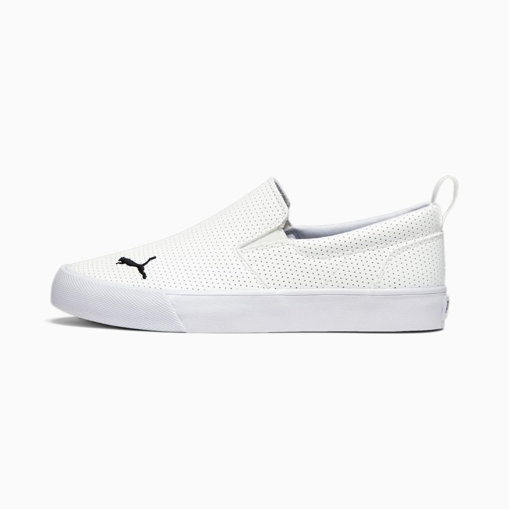 Giày Puma Bari Slip-On Comfort Women's Shoes, màu trắng, size 37