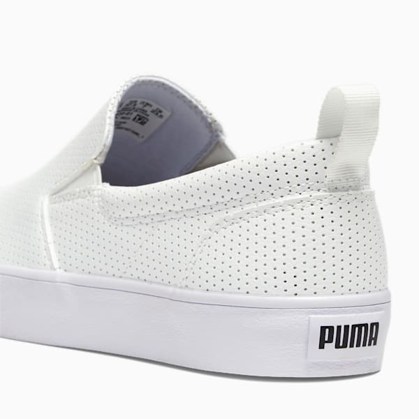 Giày Puma Bari Slip-On Comfort Women's Shoes, màu trắng, size 37