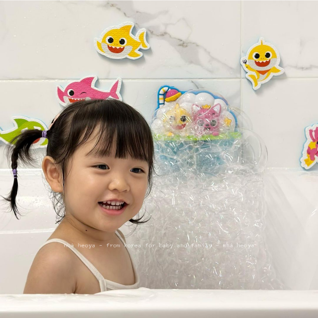 ĐỒ CHƠI PHÁT NHẠC TẠO BONG BÓNG NHÀ TẮM PINKFONG BABYSHARK CHO BÉ