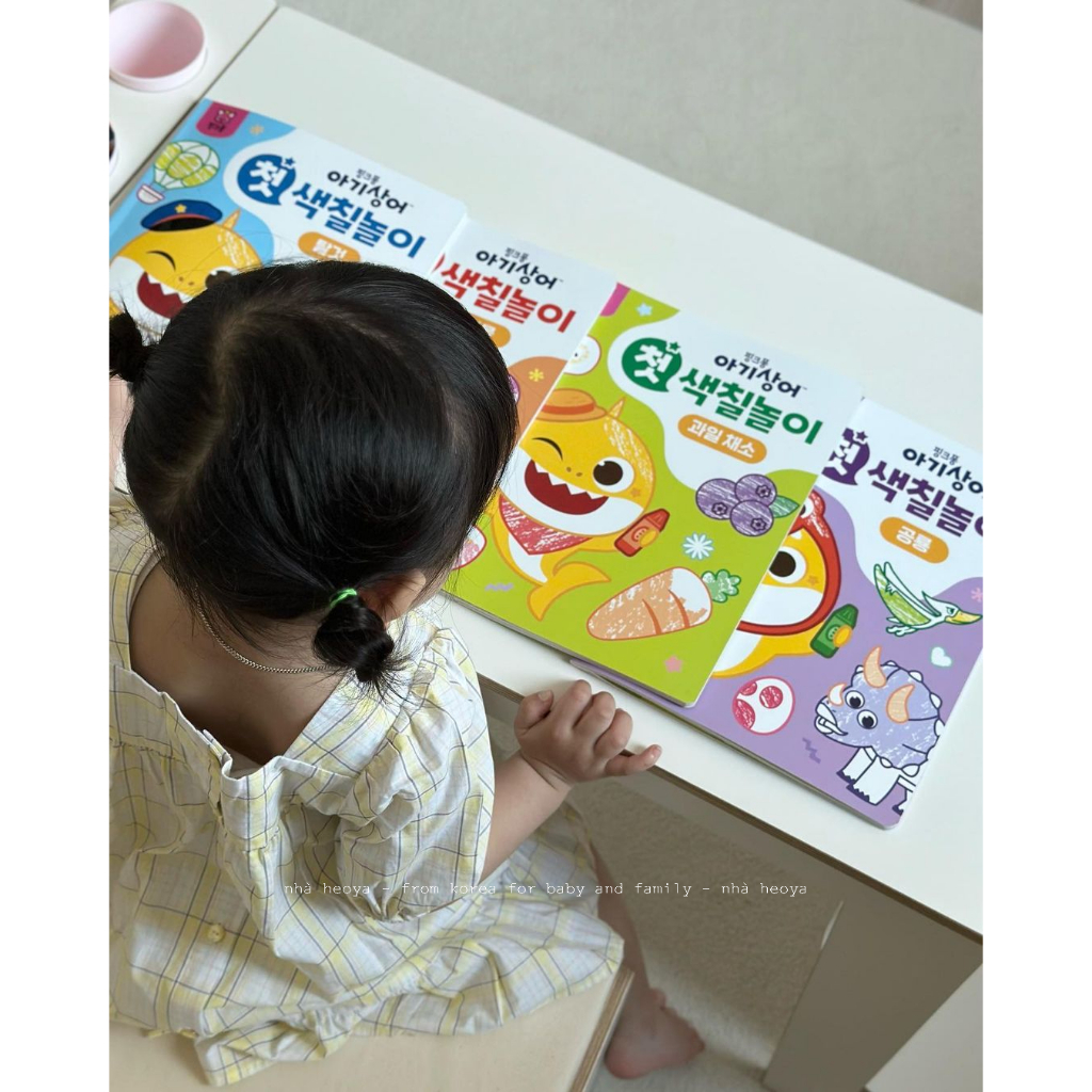 SÁCH TÔ MÀU PINKFONG BABYSHARK CHẤT LIỆU CAO CẤP DÀNH CHO BÉ