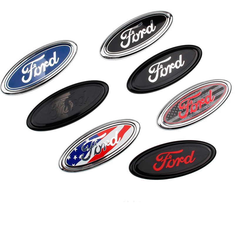 Miếng dán logo vô lăng xe FORD